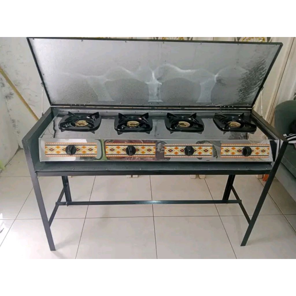 Kompor 4 Tungku dan Dapur Tungku