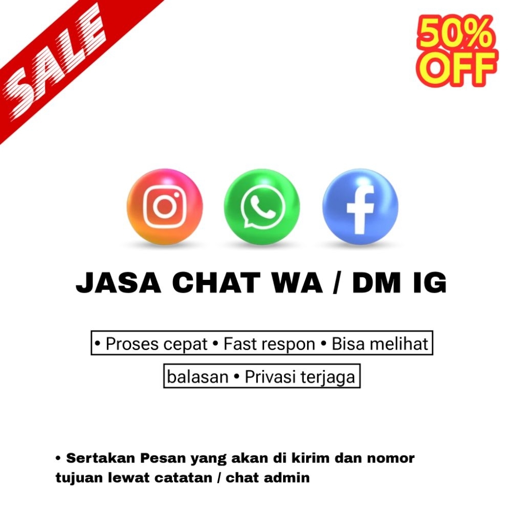 JASA CHAT SOSMED