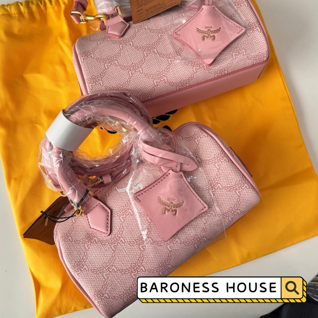 MCM Ella Lauretos Boston Mini Bag  (READY)