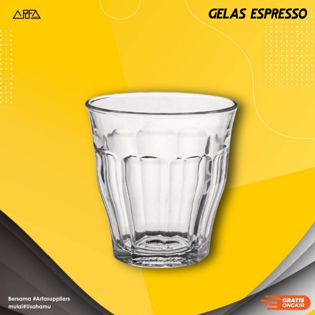 Gelas Kafe Kopi  Espresso Royalex/Maxim