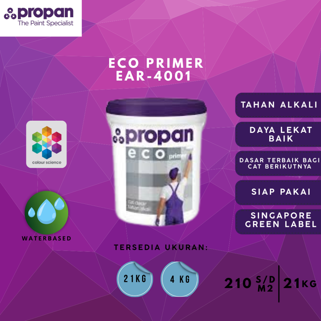 Cat Dasar Propan Eco Emulsion Alkali Resisting Primer 21 Kg - Cat Dasar Alkali