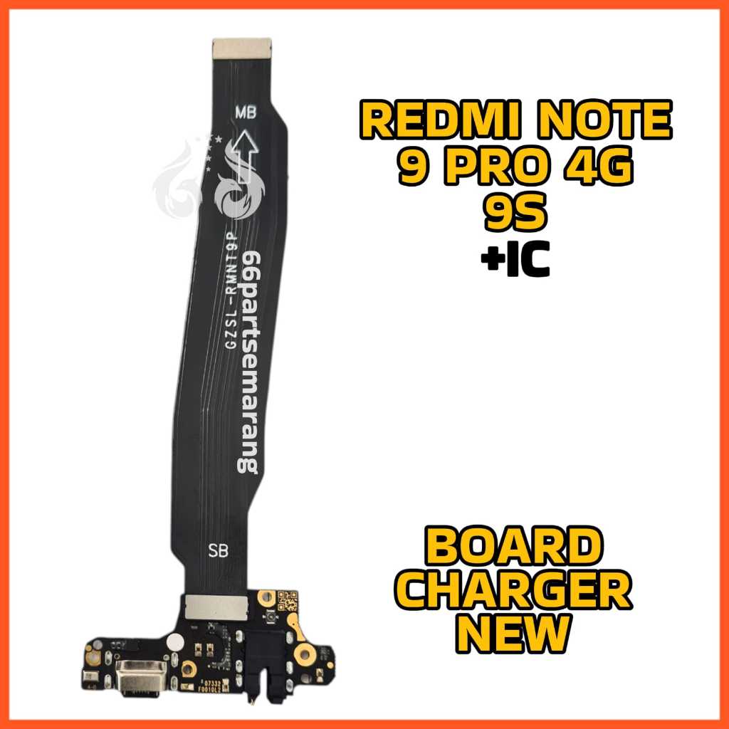 Flexibel Flexible Board Charger Papan Konektor Cas Xiaomi Redmi Note 9 Pro 4G / Note 9s / Note 9 Pro