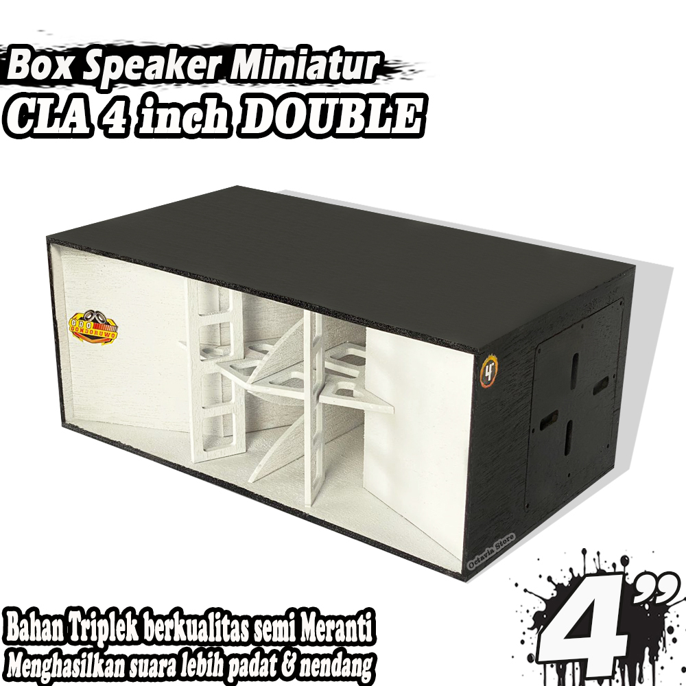 Box Speaker Miniatur Cla 4 Inch PUTIH