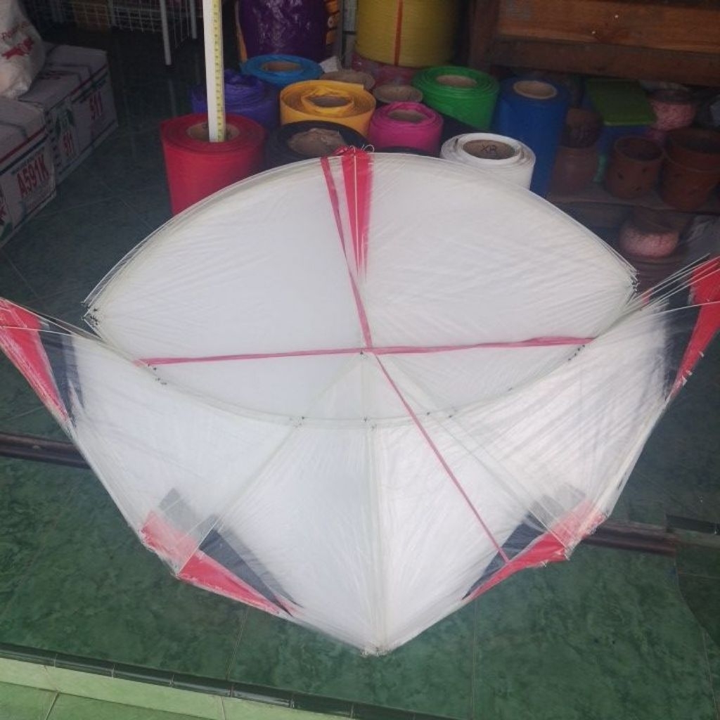 layangan papiran motif/ layangan papiran full fiber