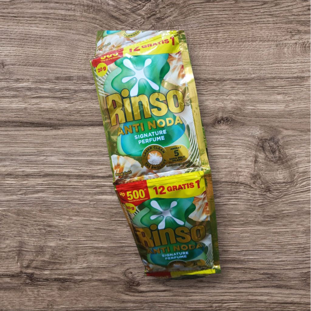 Rinso cair 500an renceng 12sachet