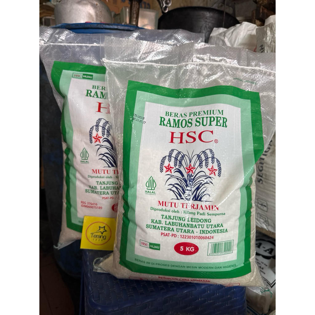 Beras Premium HSC Ramos Super 5kg, 10kg