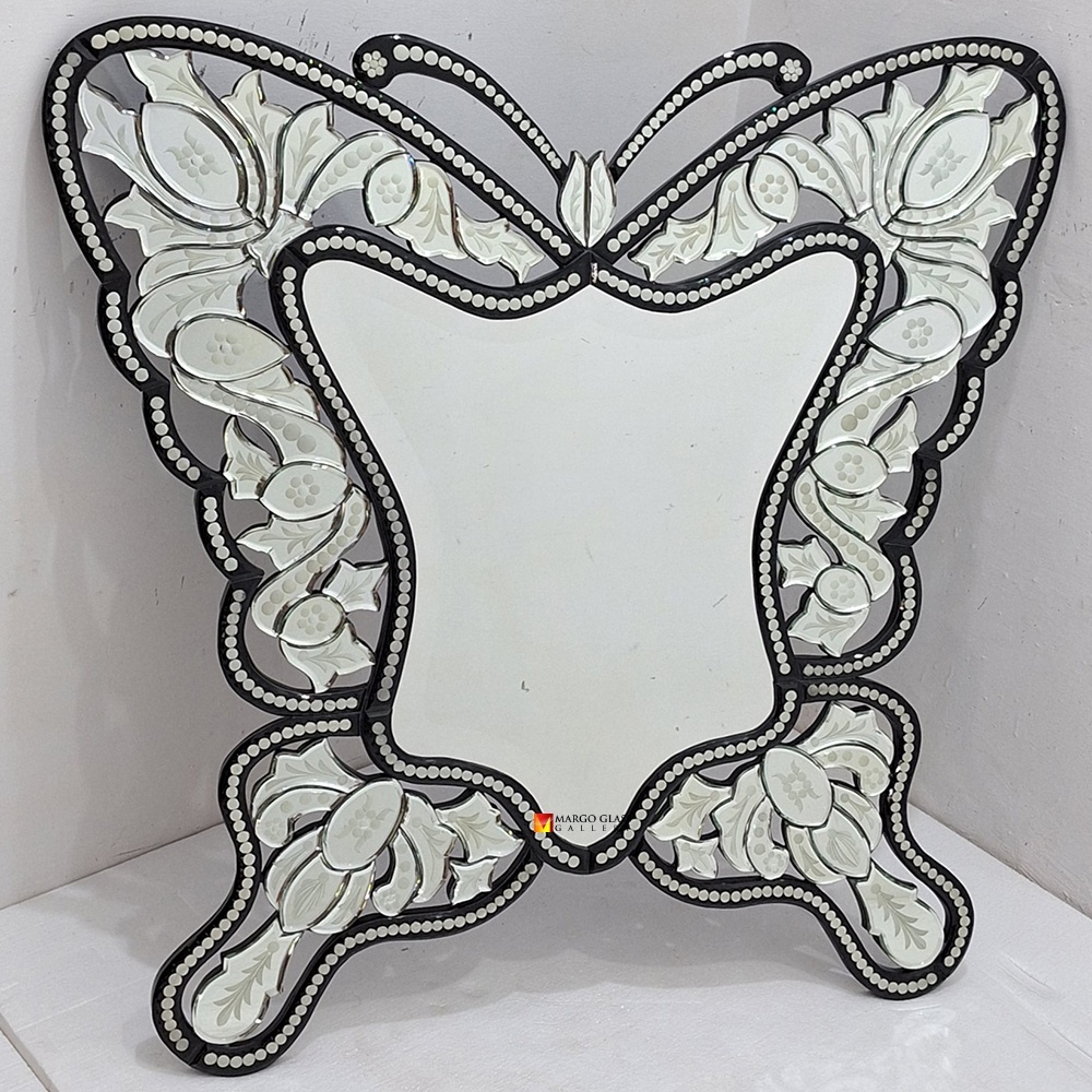 Cermin Dinding Hias Kupu-Kupu / Cermin Dinding Dekorasi Ukir