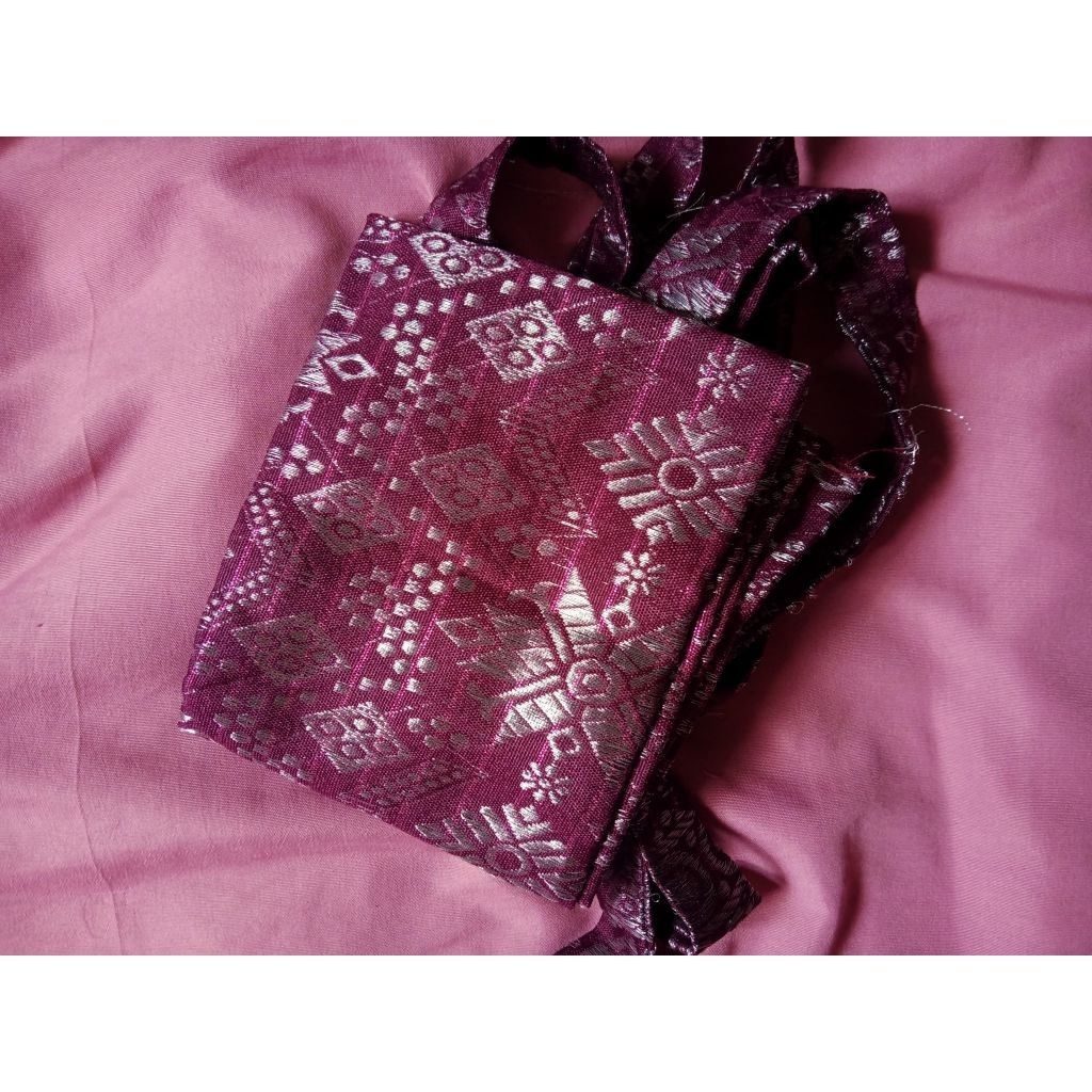 [New] belt songket burgundy dari Floo Fashion