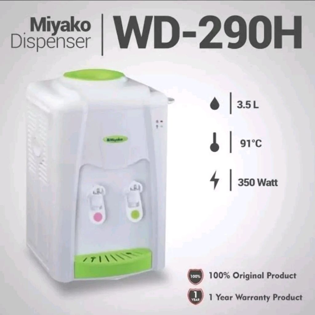 Dispenser Miyako WD-290PHC | Water 3.5L WD290PHC hot cold 290 PHC