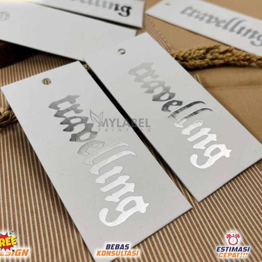 HANGTAG FOI L/ HANGTAG PREMIUM / HANGTAG CUTOM /HANGTAG TEBAL /HANGTAG 100 LUSIN