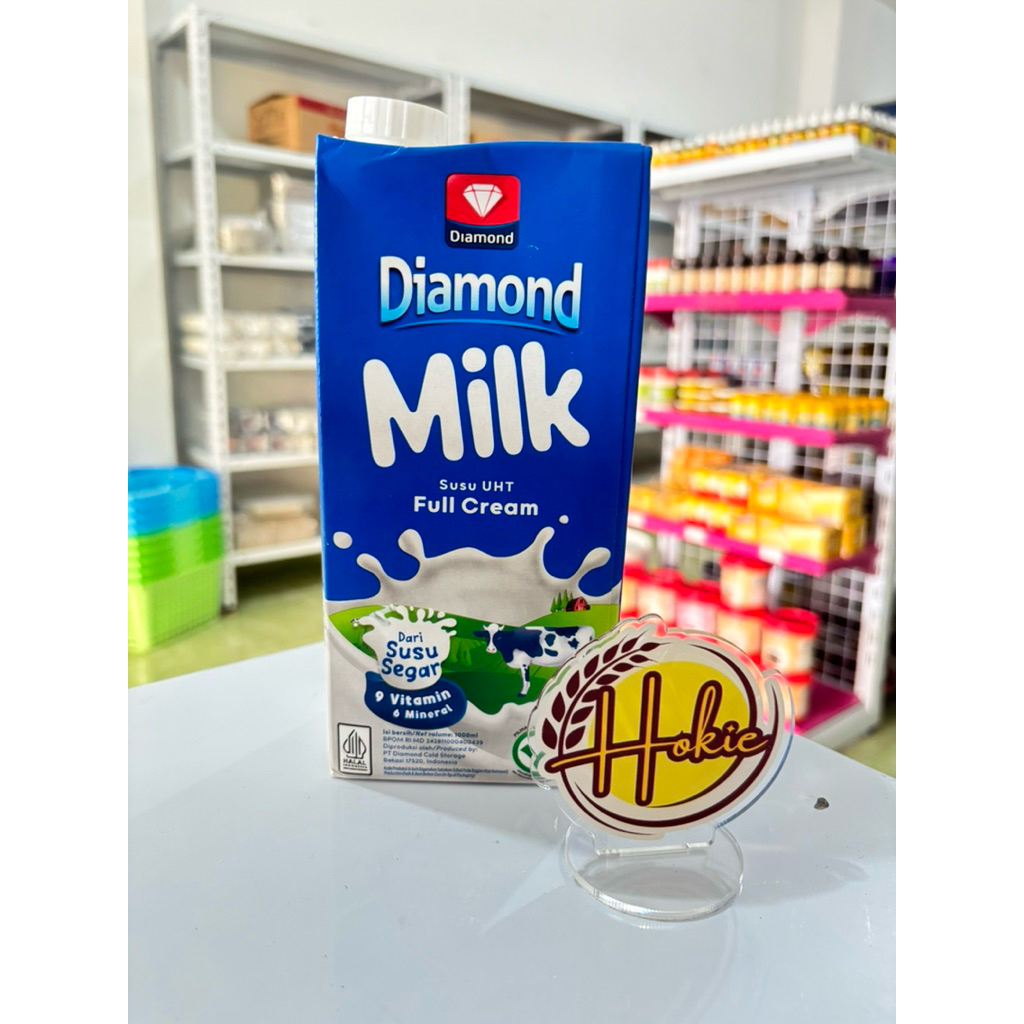 [PROMO] Diamond 1000ml 1liter 1L susu UHT Full cream Fresh Milk Chocolate