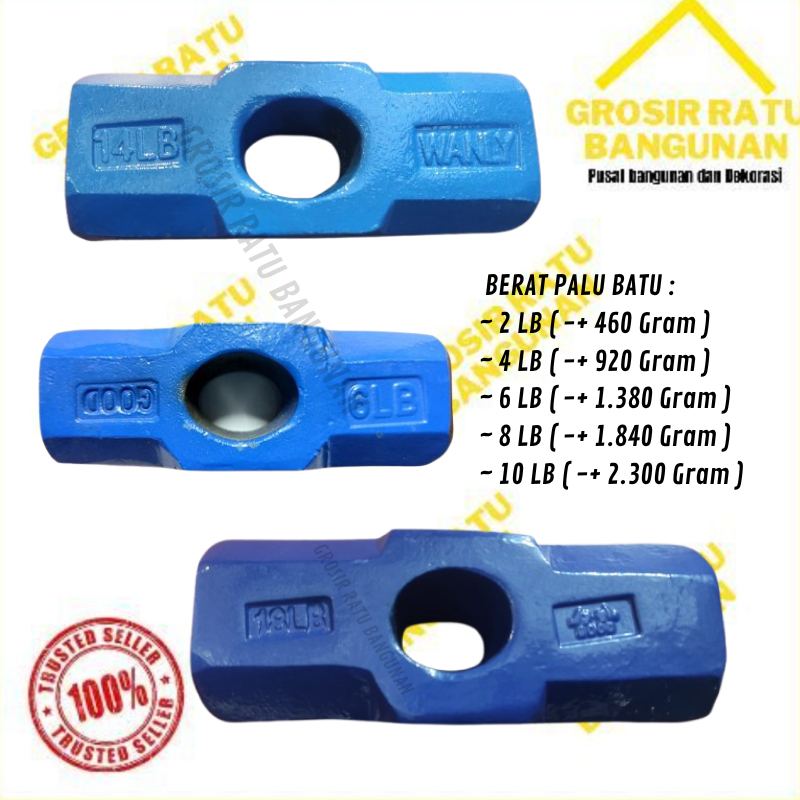 Palu Batu Bodem / Penghancur Batu / Palu Batu Palu Penghancur