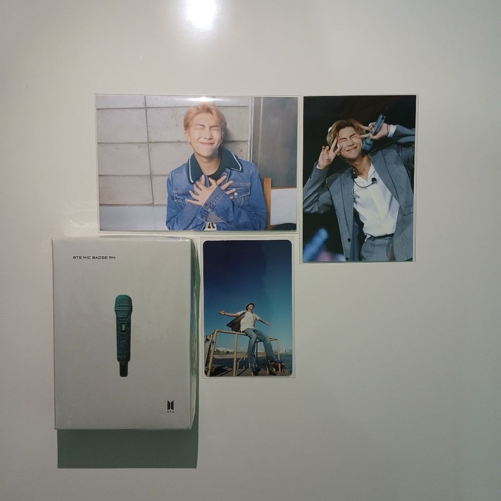 Namjoon Bts Broadcast DNA Mic Badge RPWP