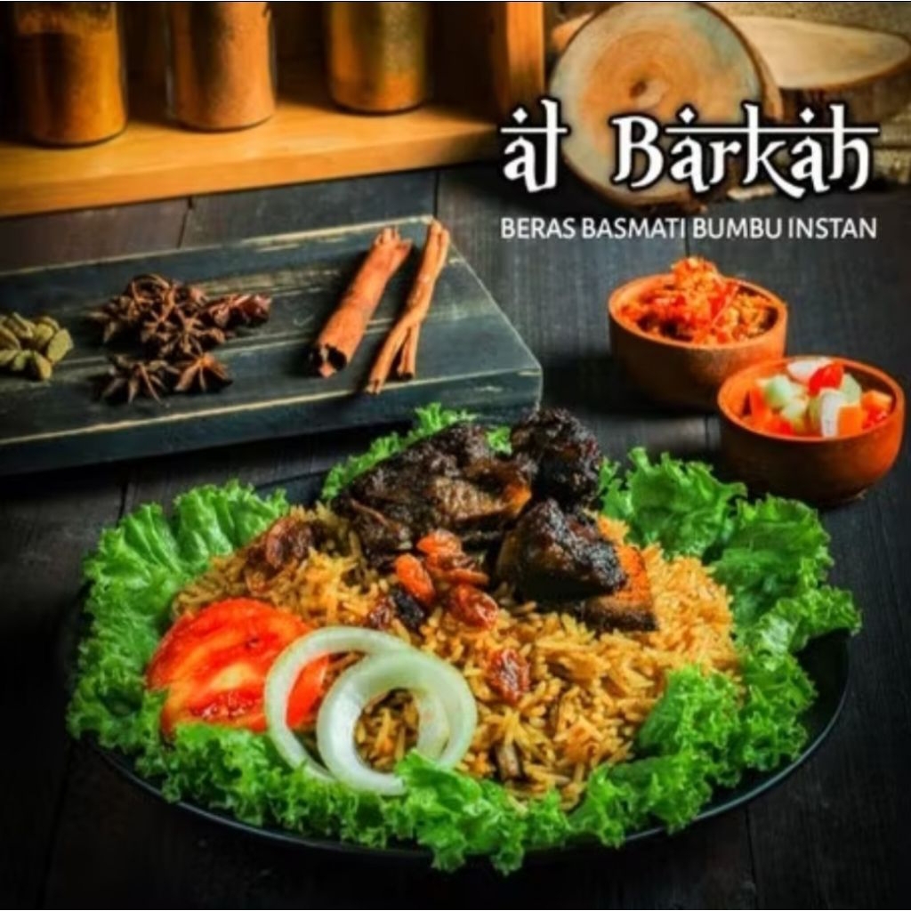 Medan, Beras Basmati + bumbu nasi Briyani dan Kebuli instan merk Al-Barkah (Paket Hemat)