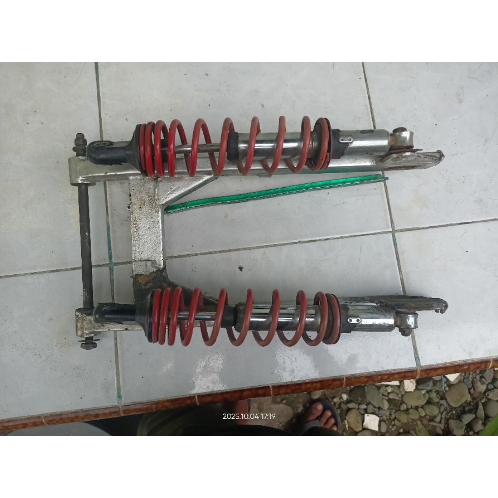 SWING ARM ORI COPOTAN SUPRA FIT NEW SET SHOCK BELAKANG