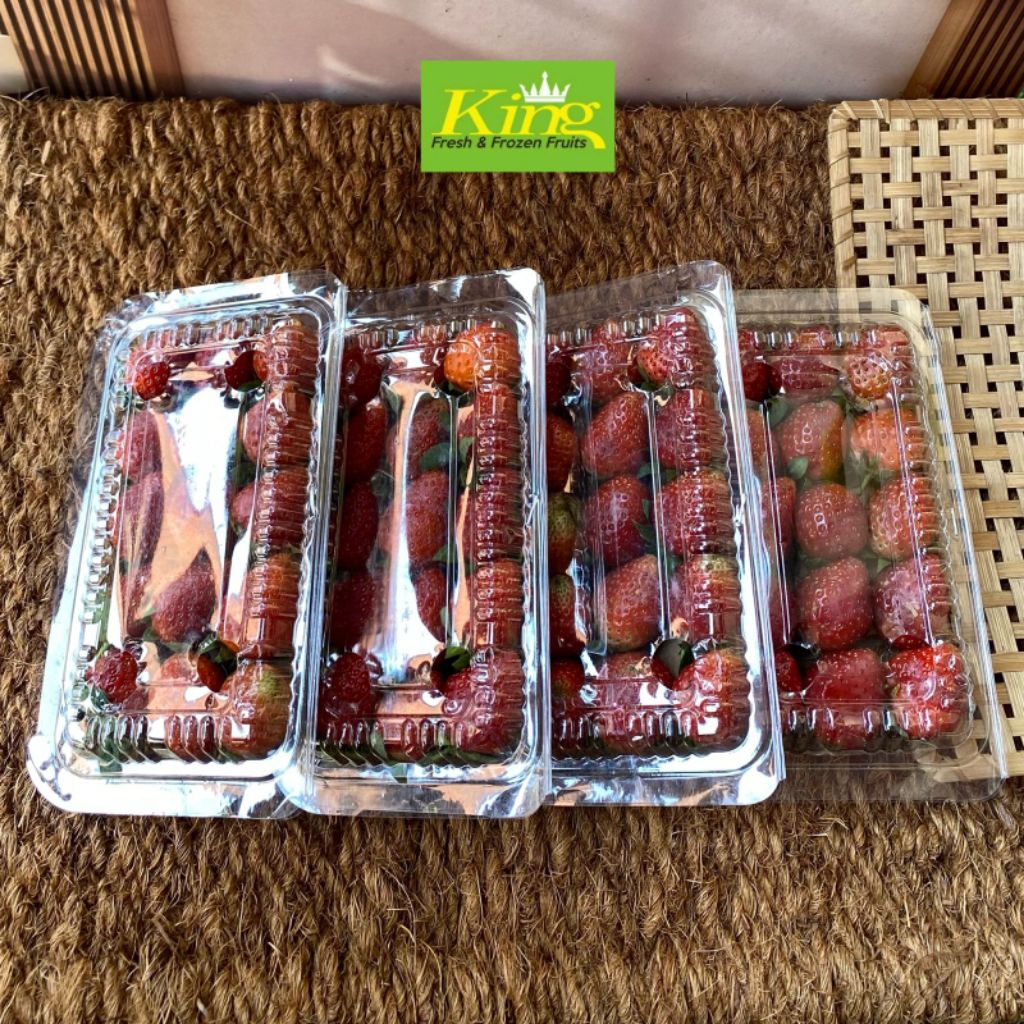 Strawberry fresh grade C 100 gr (dapat 4 pck), Strawberry murah, strawberry segar murah
