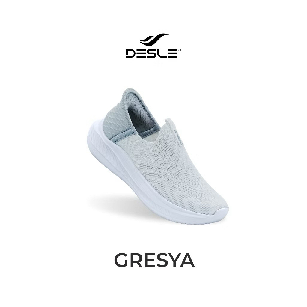 ISM - Desle/Gresya Sepatu Sneakers Slip On Wanita - Sepatu Slip On Ringan Simple Wanita