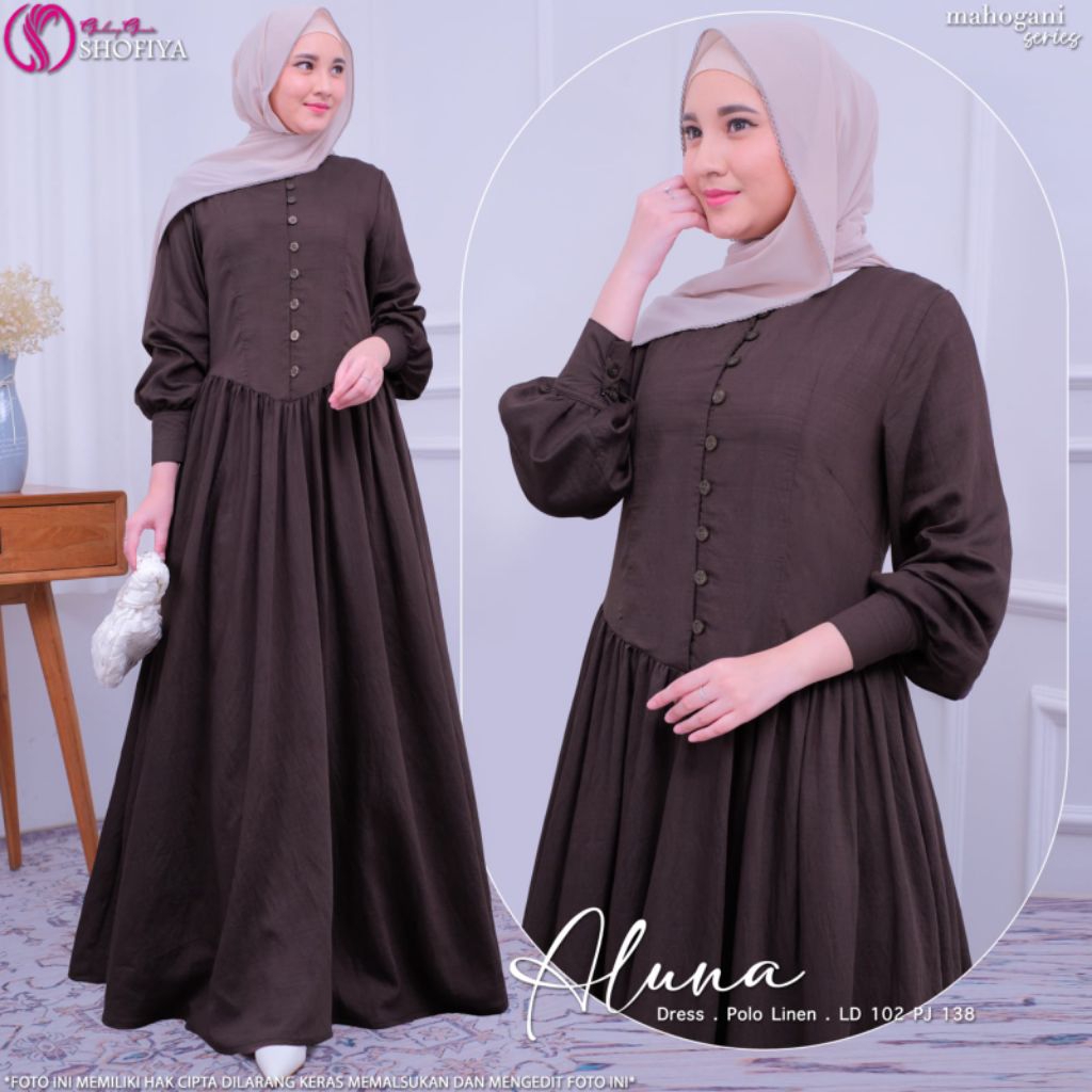 (NEW)Aluna Dress original by shofiya fashion