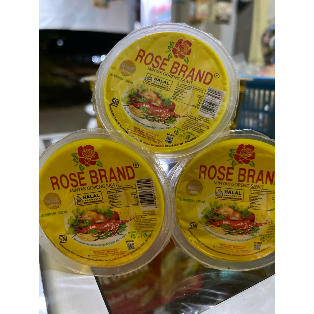 MINYAK GORENG GELAS - ROSE BRAND