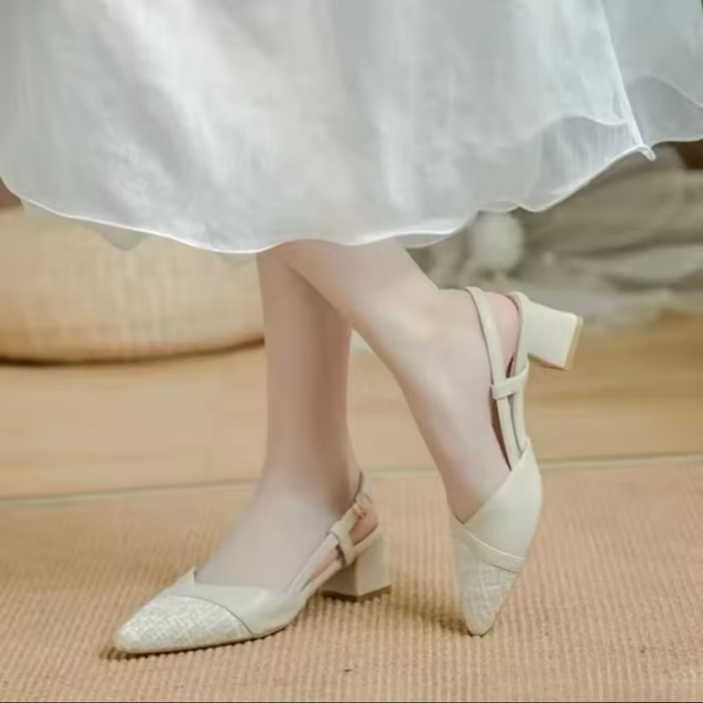 HIGH HEELS SANDAL HAK TAHU CASUAL WANITA ANGELINA