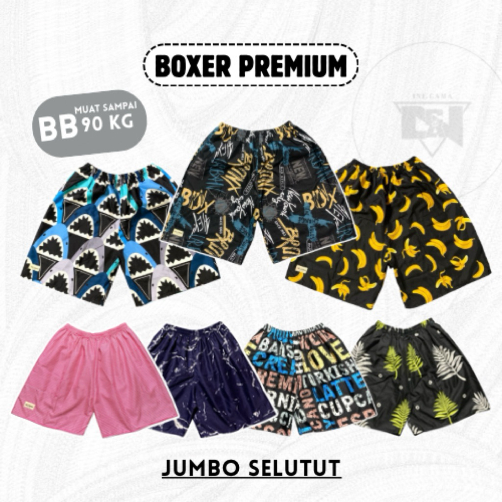 Celana Pendek Selutut / Boxer Selutut Pria Dan Wanita / Celana Santai / Celana Pendek Cowok / Celana