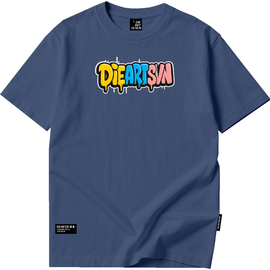 Kaos pria distro original atasan kaos distro pria/wanita art sadio tshirt navy