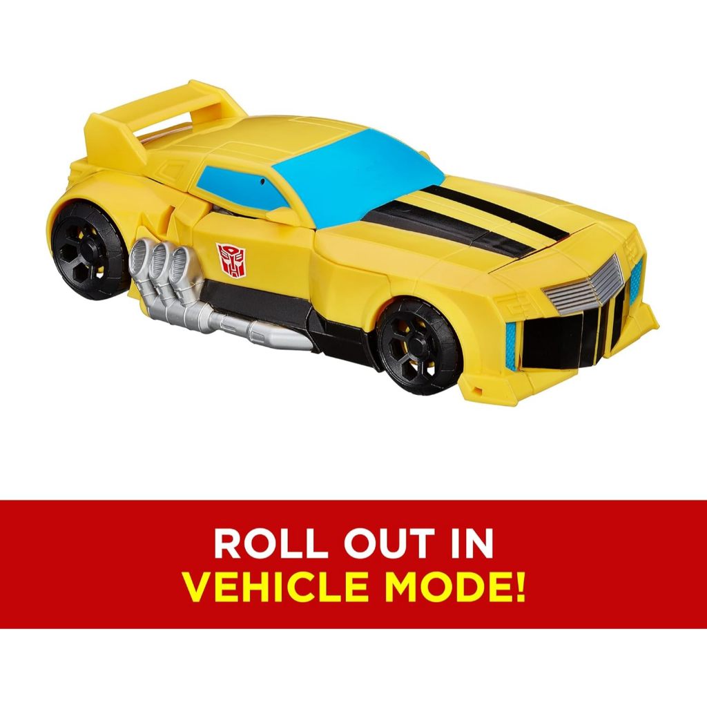 MAINAN TRANSFORMERS HEROIC BUMBLEBEE ACTION FIGURE - FIGUR SKALA BESAR ABADI, BERUBAH MENJADI MOBIL