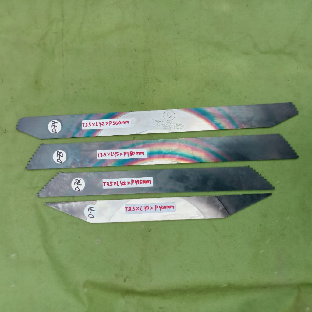 Bahan baja hss dmo5 merk LINDEMAN tebal code 3,5mm (PRESISI +-3MM)