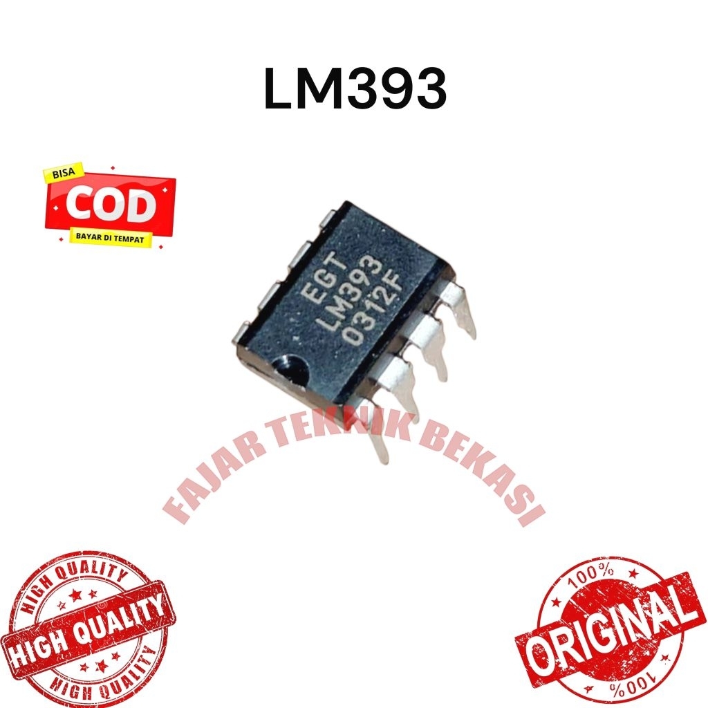 IC LM393 - LM 393 - KA393 - KIA393 DIP-8