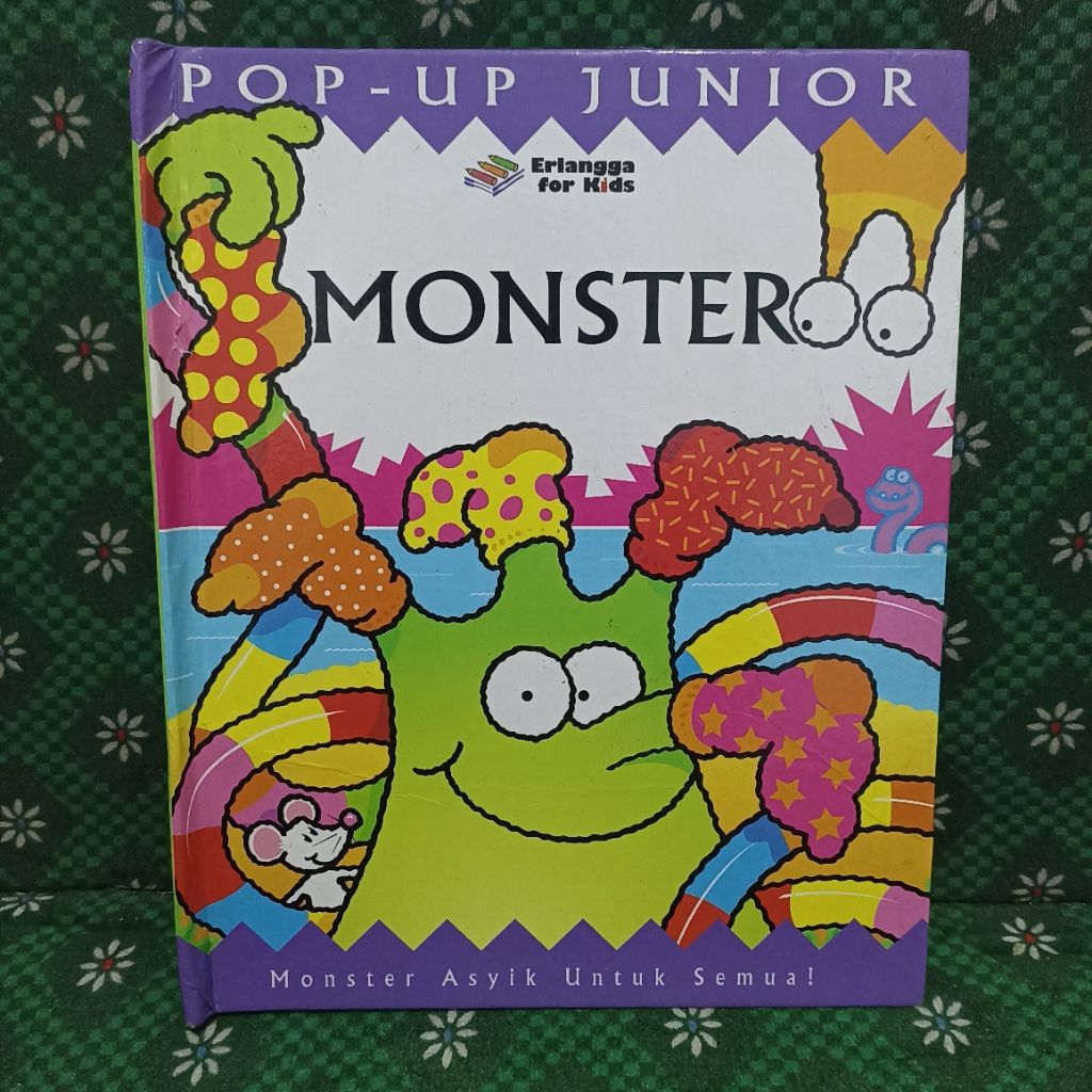 Preloved Buku Anak Pop Up Monster