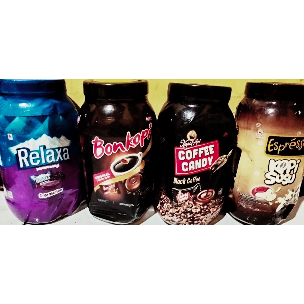 permen relaxa 500 gram minus penyok toples