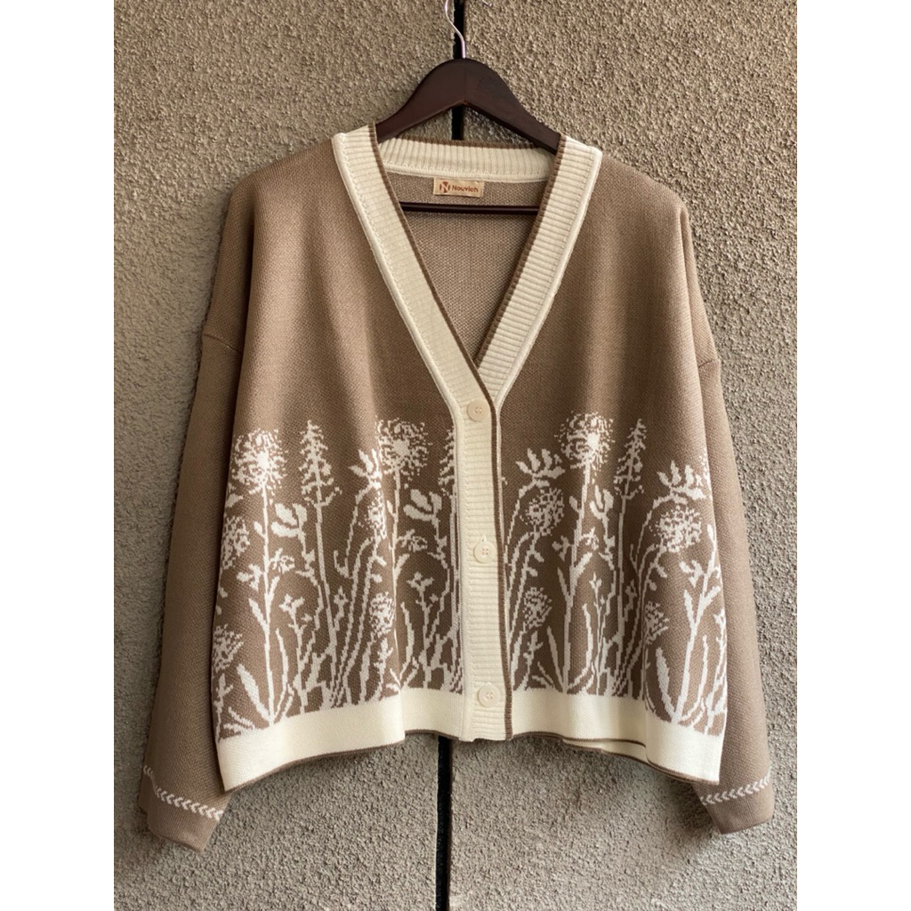 Cardigan Wanita Rajut IU Knite Style Korea Atasan Wanita Premium Lembut Tidak Panas & Gatal