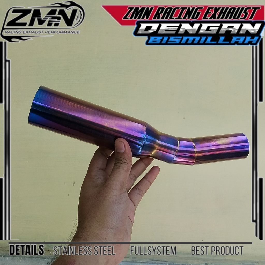 knalpot Perahu balap Racing ketinting Inlet 50  cocok untuk mesin kholer loncin yasuka motoyama GX R