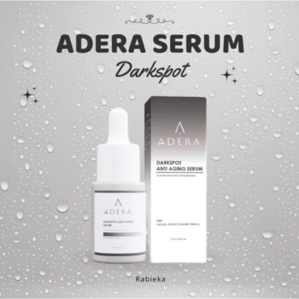 ADERA DARKSPOT SERUM ANTI AGING - FLEK HITAM & KERUTAN PENGHILANG JERAWAT & BEKAS JERAWAT ( ADERA DA