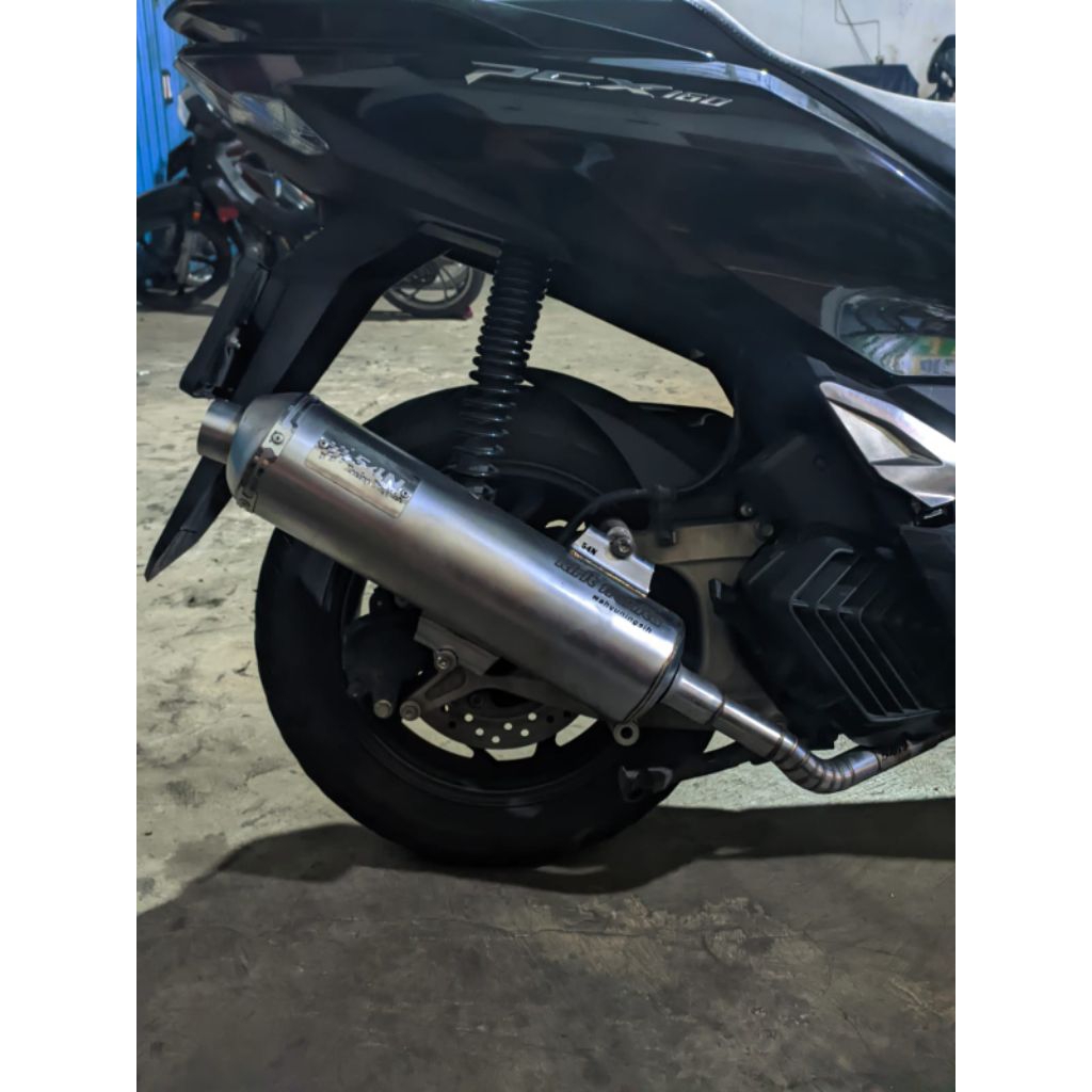 KNALPOT 54N RACING MUFFLER SUPERMATE SERIES NON TAMENG VARIO, BEAT, AEROX NEW NMAX NEW