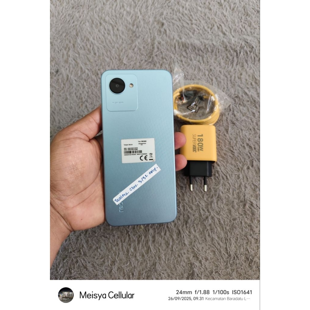 realme C30s ram 3/32 mulus gret A hp+cesan toko