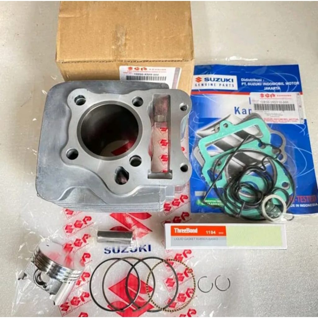 BLOK SEHER KOMPLIT SUZUKI SHOGUN SP 125 FD, SHOGUN 125 R,