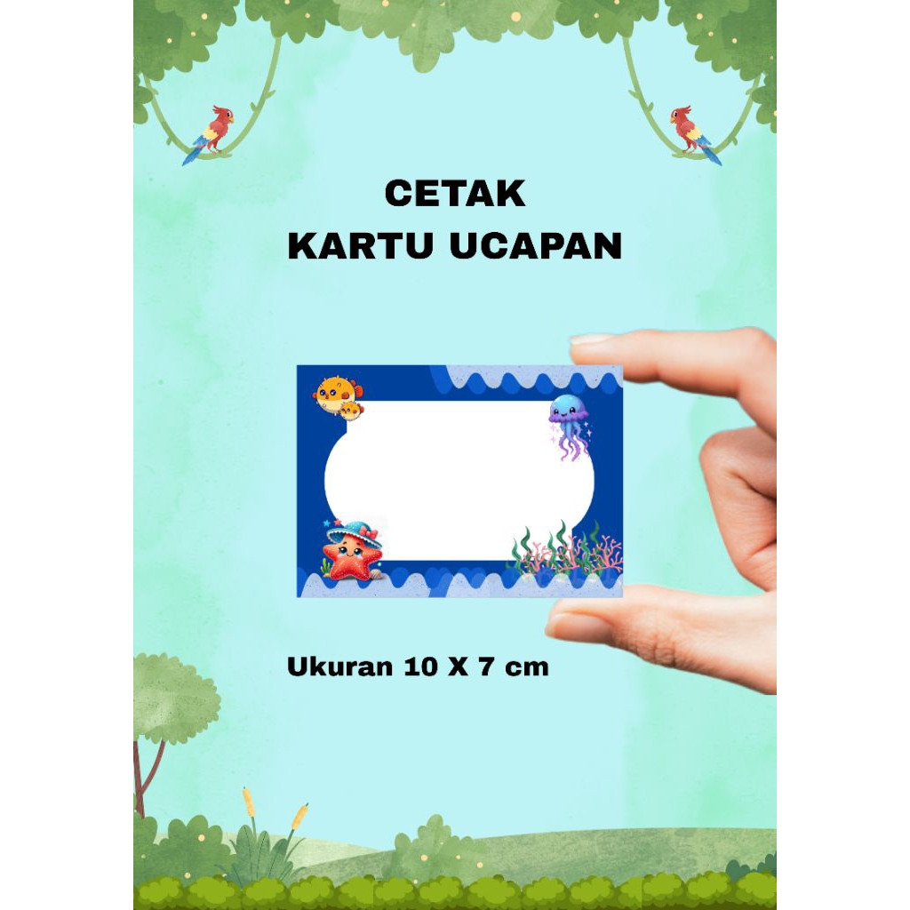 KARTU UCAPAN POLOS / BLANK CARD POLOS / GREETING CARD / GIFT CARD