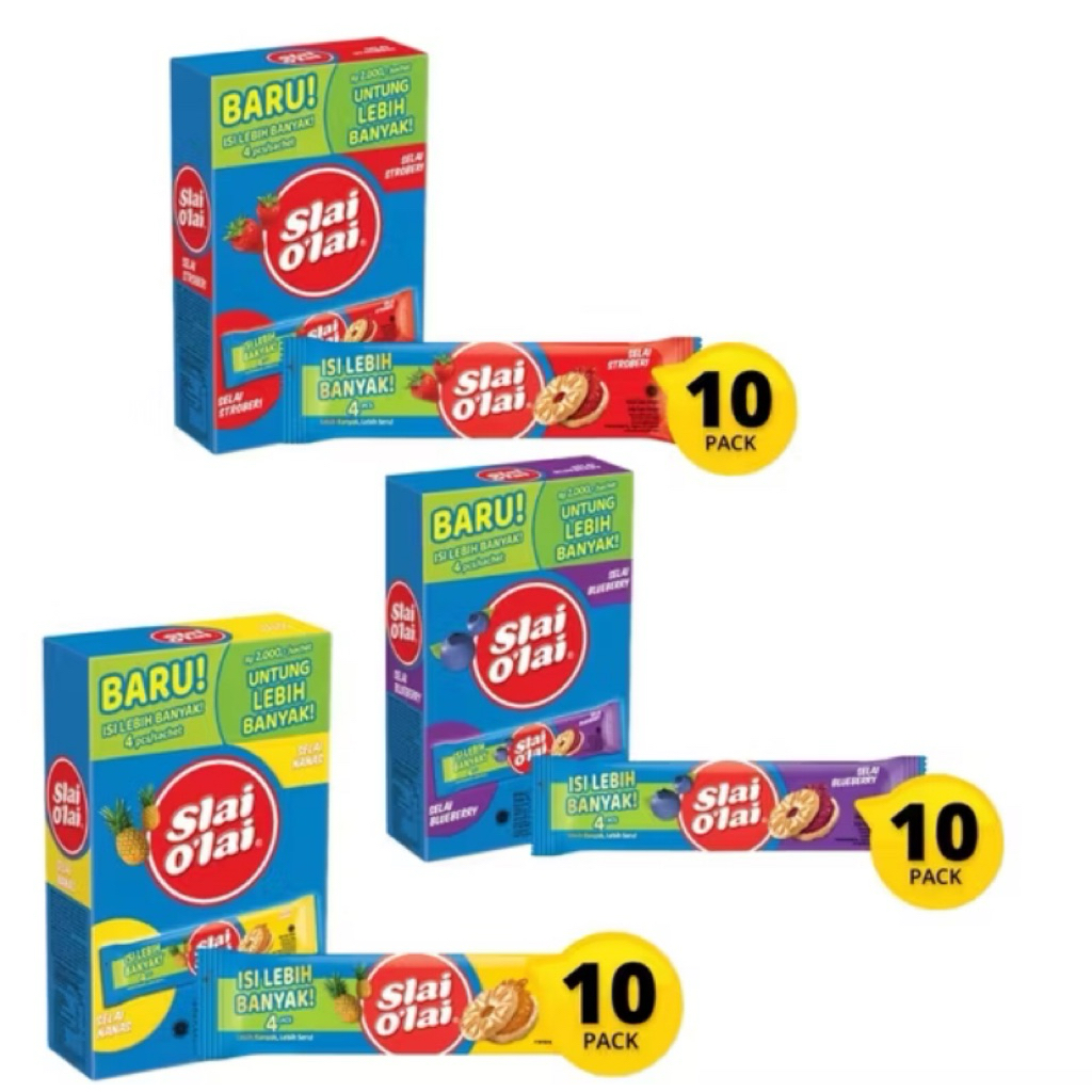 Slai Olai 1pack isi 10sachet ready all variant rasa