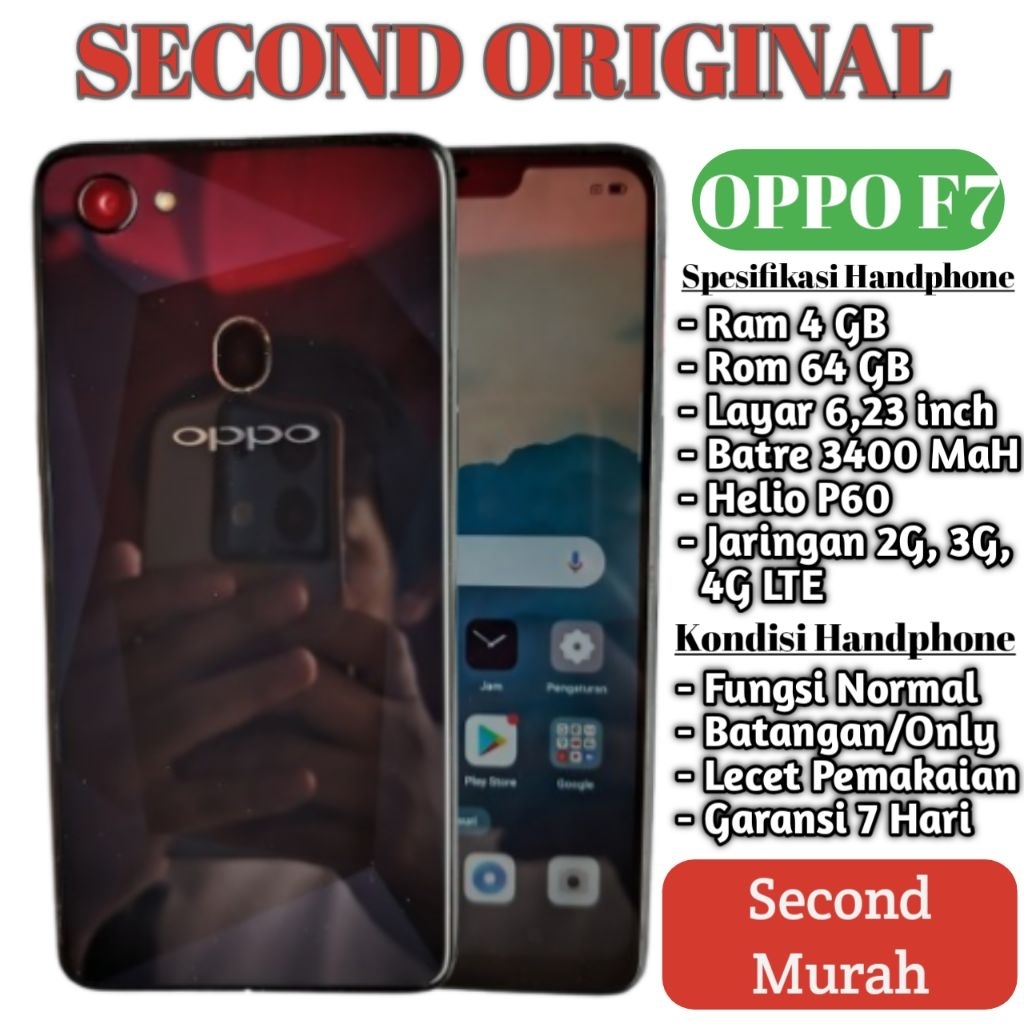 Oppo F7 Ram 4/64 Original