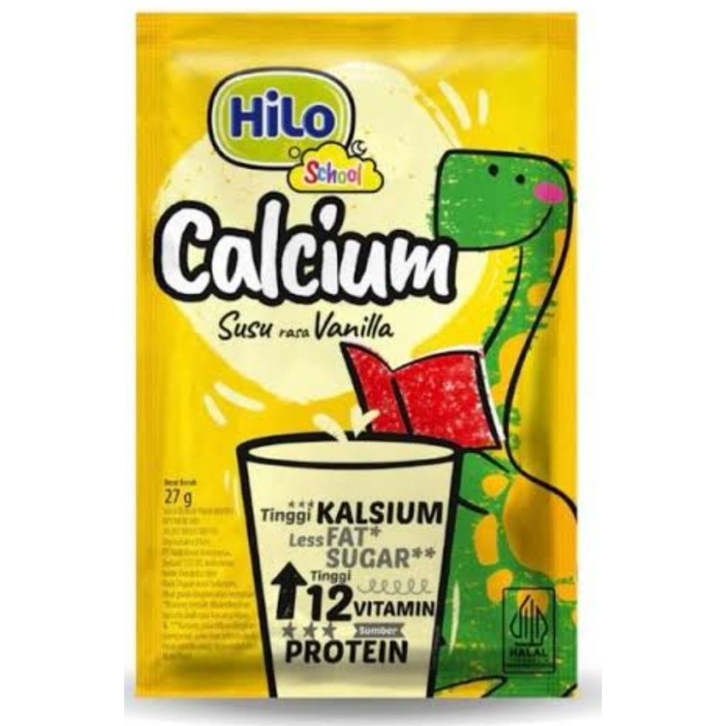 Hilo School Vanila 1 renceng / 10 sachet