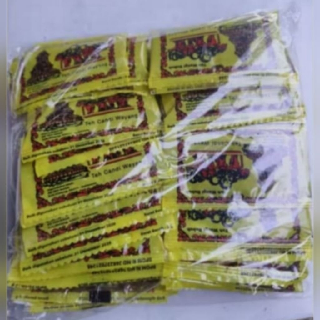 Teh Candi Wayang isi 50 pcs