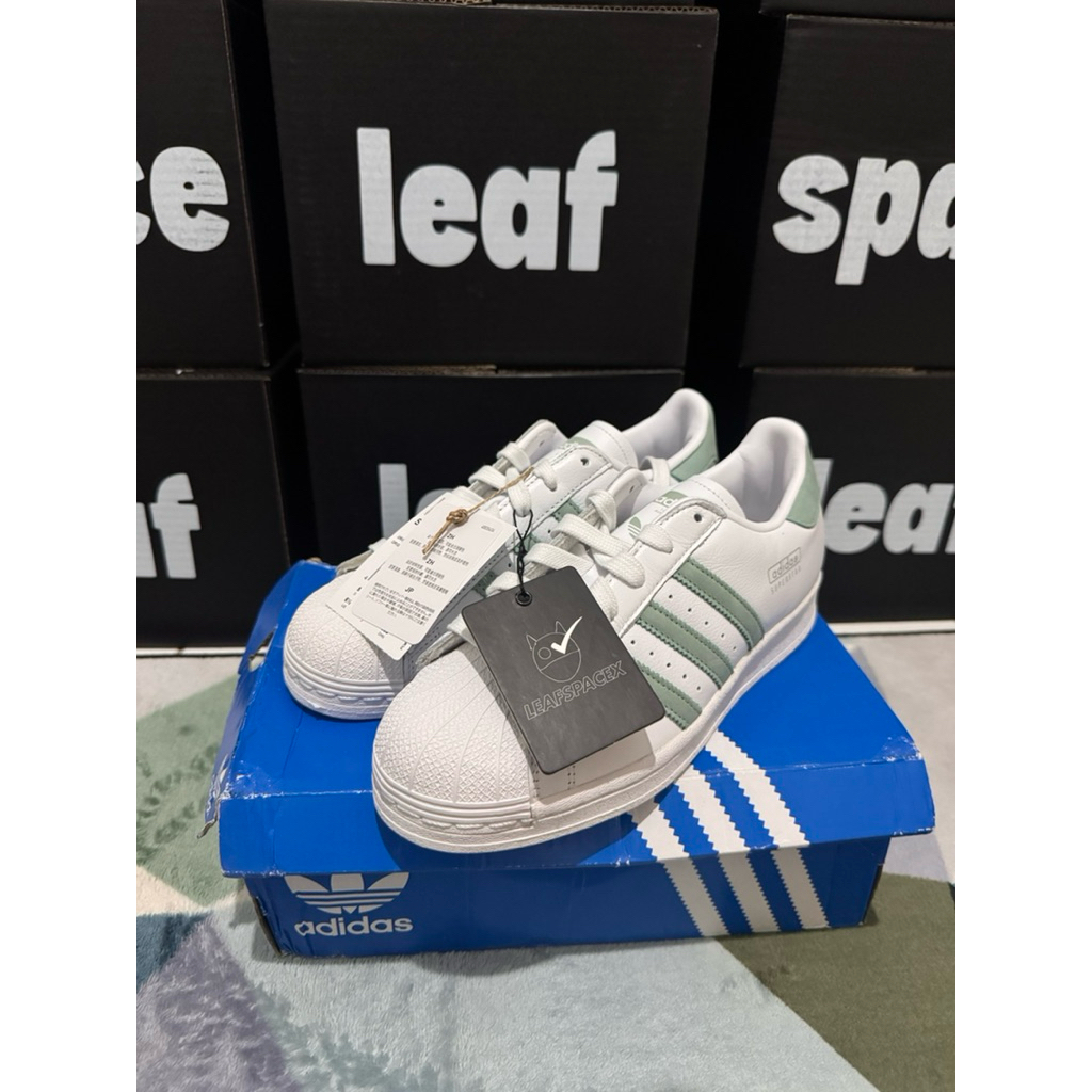 Adidas Superstar Hazy Green