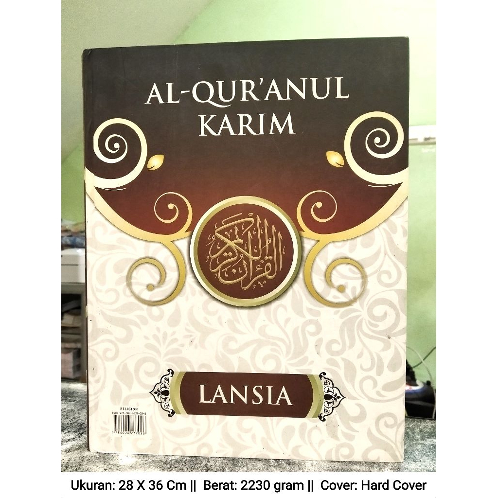 AL-QUR'AN LANSIA JUMBO / AL-QUR'ANUL KARIM UNTUK LANSIA B4 JUMBO NON TERJEMAHAN