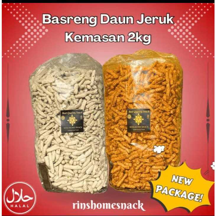 TERBARU Basreng Daun Jeruk Kemasan 2kg Terlaris / Basreng 2kg