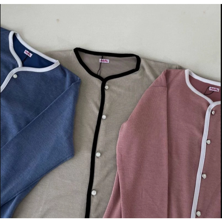 August Cardigan Pastelly Outfit - Ivory