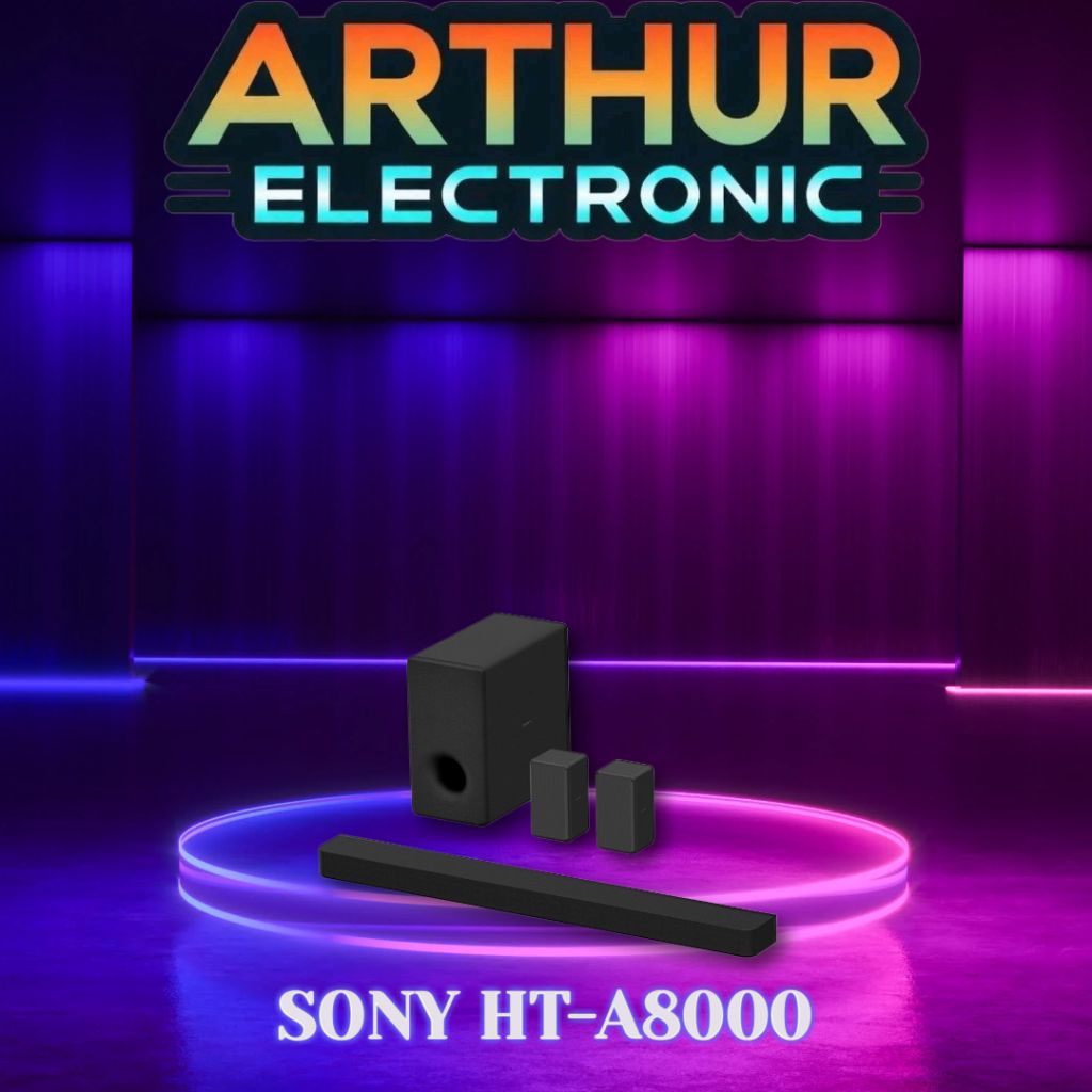 SONY HT-A8000 SOUNDBAR DOLBY ATMOS DTS X 11.1.2 chanel include subwoofer Sa-sw3 dan rear sa-rs3s