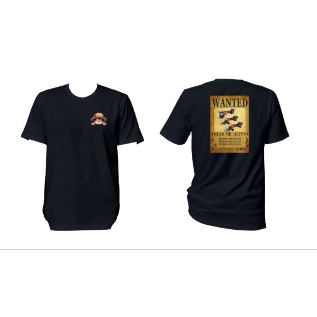 Kaos Wanted Grinda Tangan