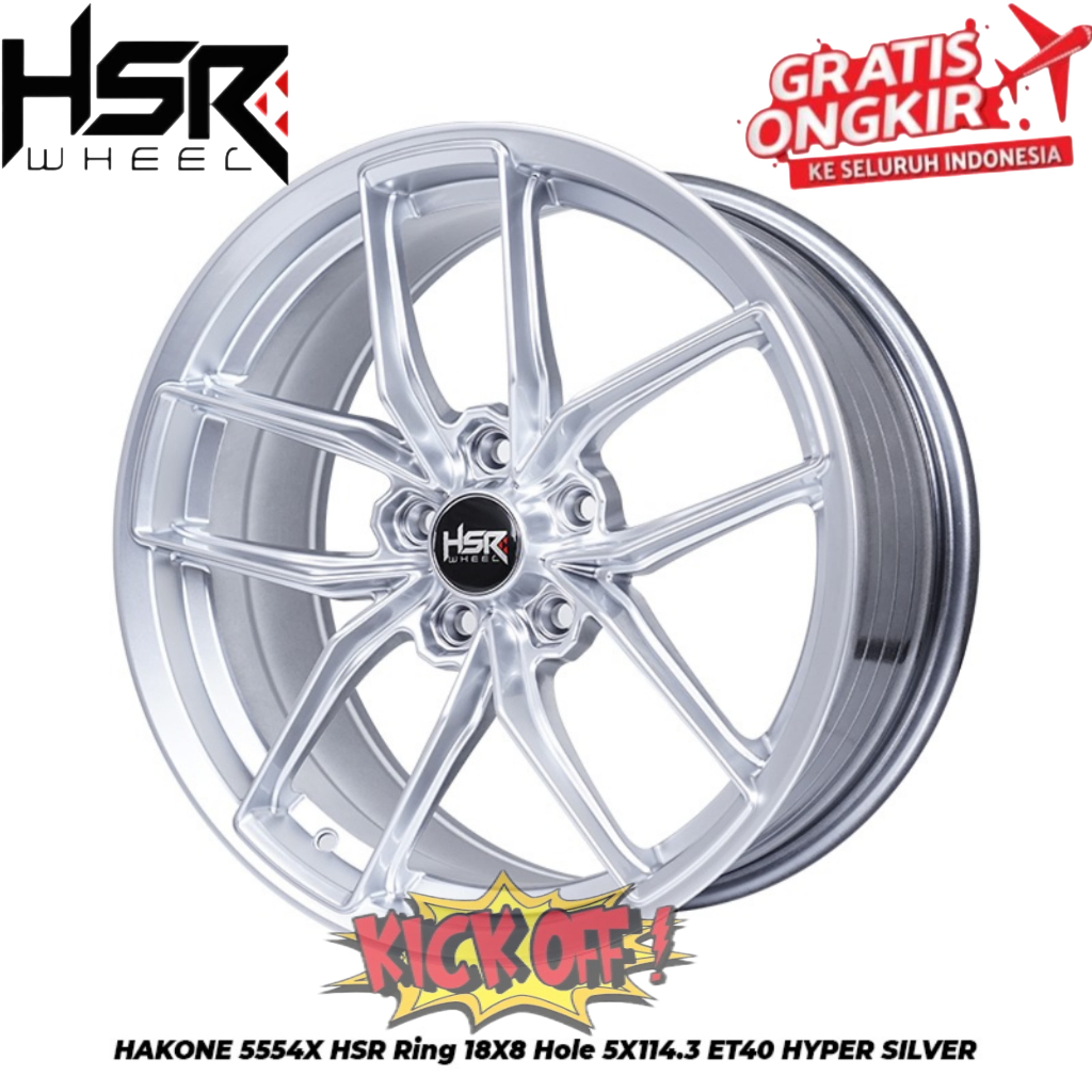 Velg Mobil Ring 18 Lubang 5 Untuk Camry Civic VELG RACING HAKONE Velg Innova Dll