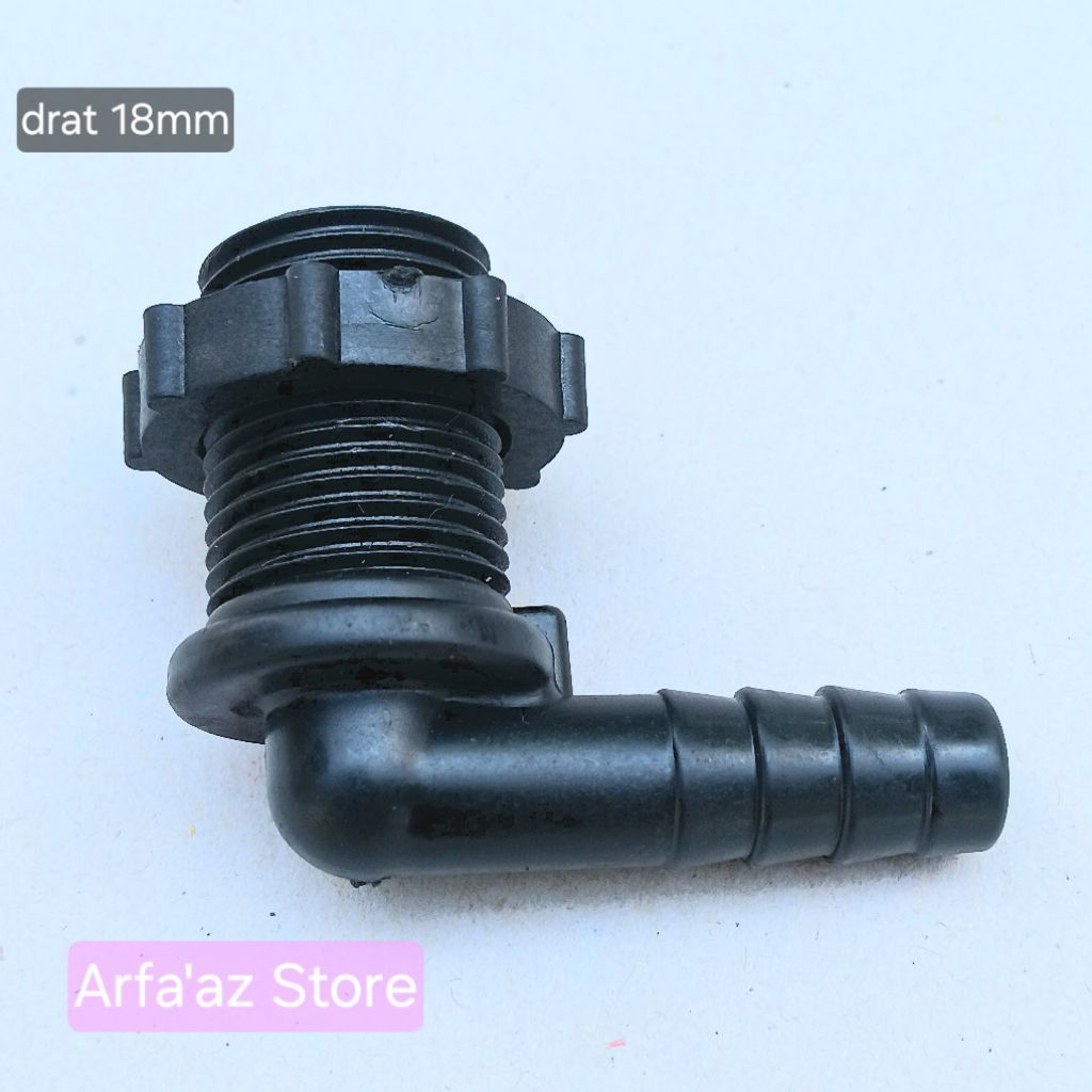 Konektor  tengki sprayer penyambung  selang drat 18 mm